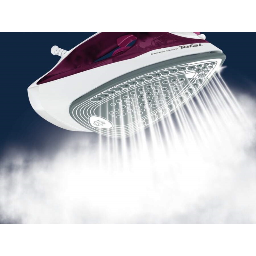Tefal - Ångstrykjärn EXPRESS STEAM 2400W/230V vinröd