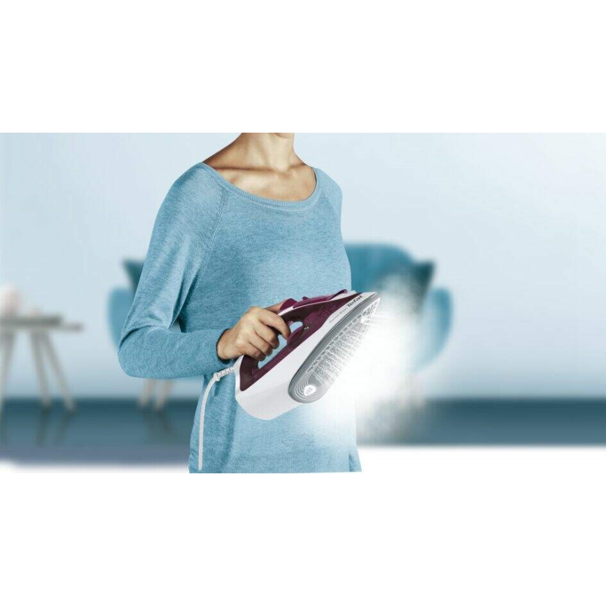 Tefal - Ångstrykjärn EXPRESS STEAM 2400W/230V vinröd