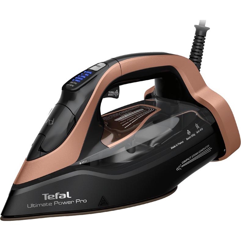 Tefal - Ångstrykjärn ULTIMATE POWER 3200W/230V koppar/svart