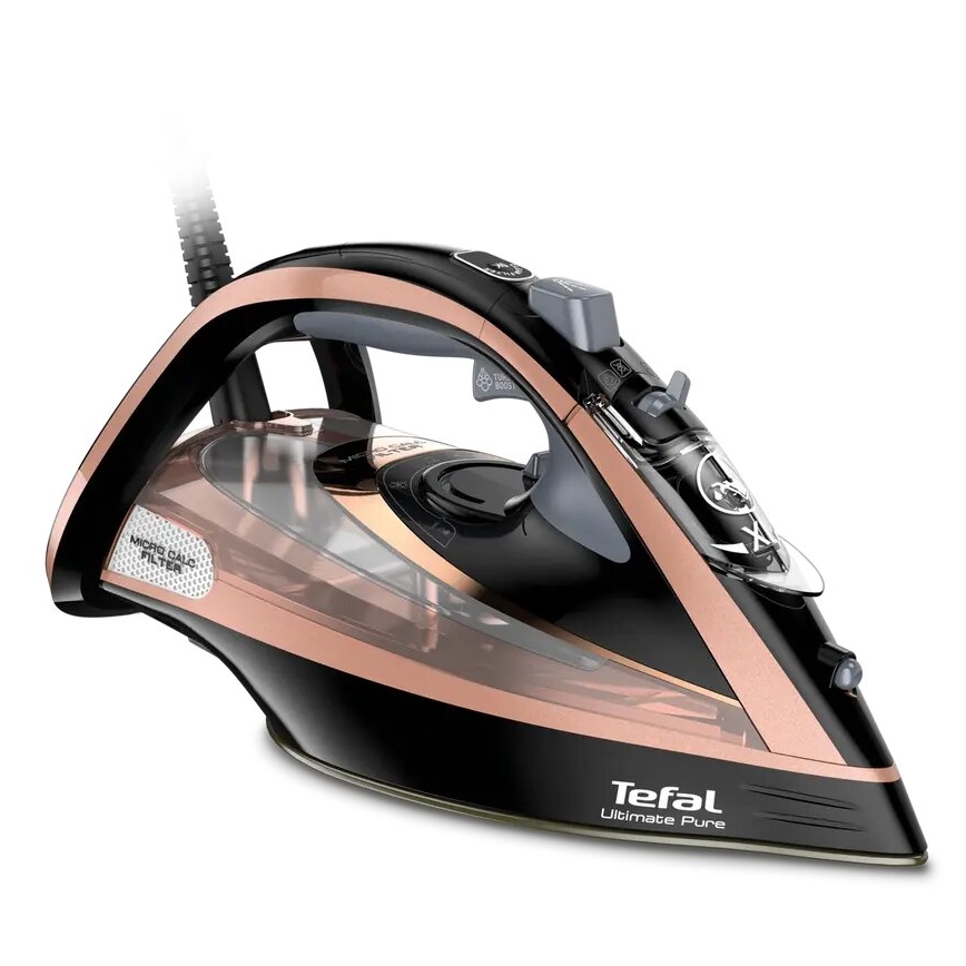 Tefal - Ångstrykjärn ULTIMATE PURE 3000W/230V koppar/svart