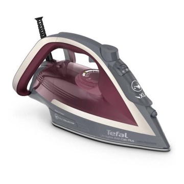 Tefal - Ångstrykjärn ULTRAGLISS PLUS 2800W/230V vinröd/grå