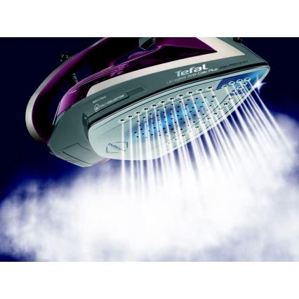 Tefal - Ångstrykjärn ULTRAGLISS PLUS 2800W/230V vinröd/grå
