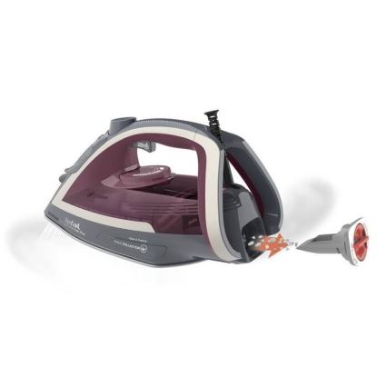 Tefal - Ångstrykjärn ULTRAGLISS PLUS 2800W/230V vinröd/grå