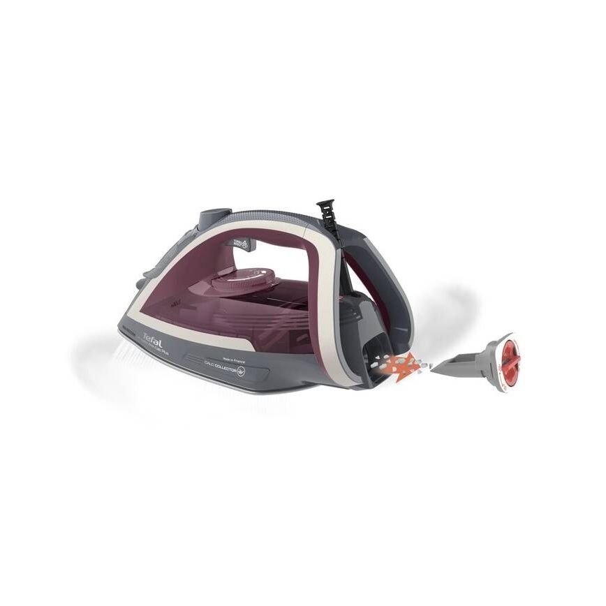 Tefal - Ångstrykjärn ULTRAGLISS PLUS 2800W/230V vinröd/grå