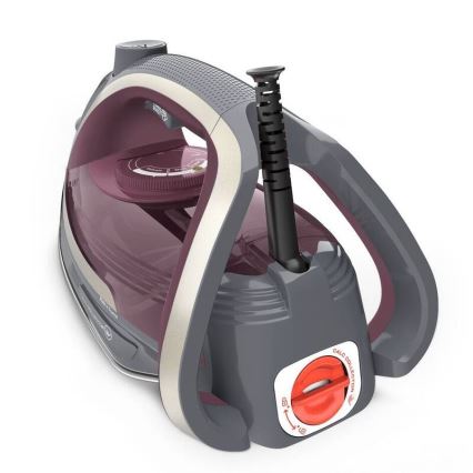 Tefal - Ångstrykjärn ULTRAGLISS PLUS 2800W/230V vinröd/grå