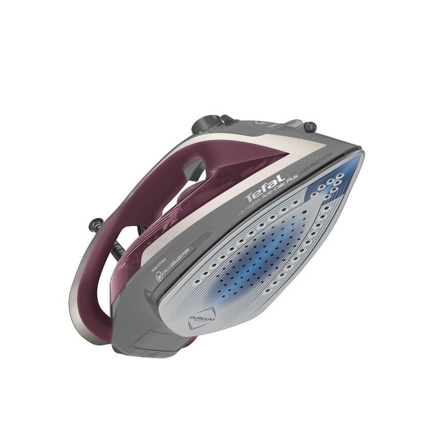 Tefal - Ångstrykjärn ULTRAGLISS PLUS 2800W/230V vinröd/grå