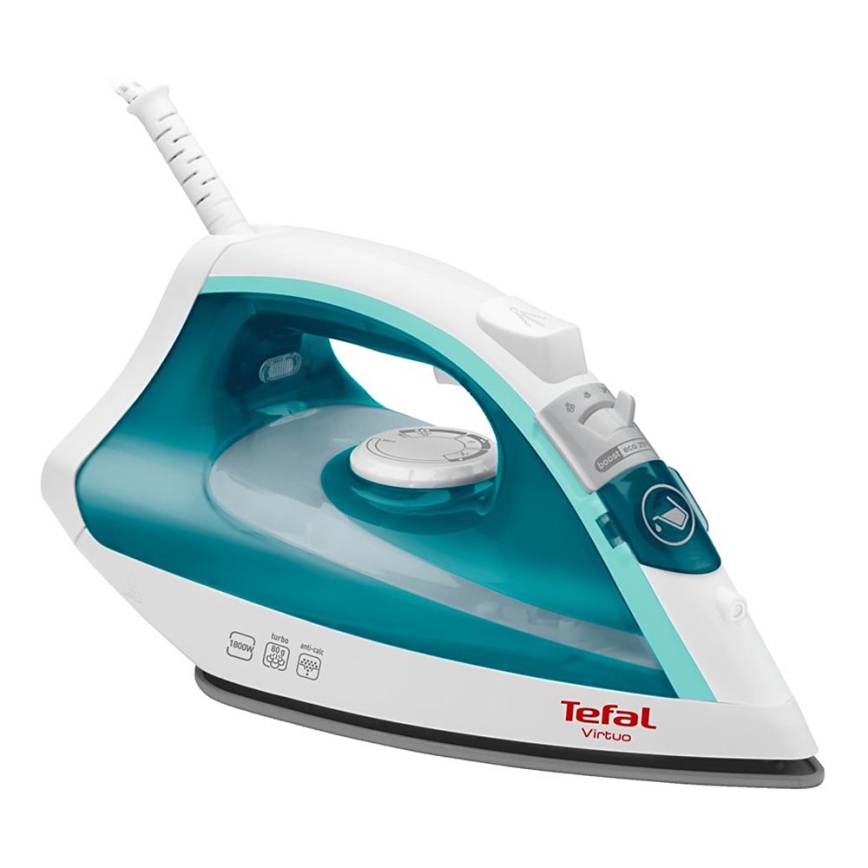 Tefal - Ångstrykjärn VIRTUO 2000W/230V blå