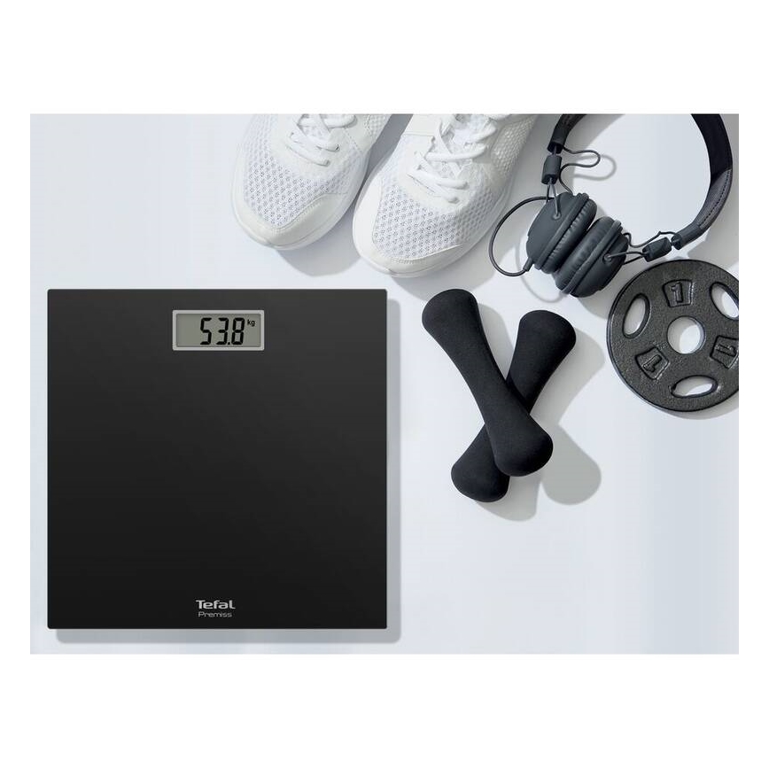 Tefal - Badrumsvåg PREMISS 1xCR2032 svart