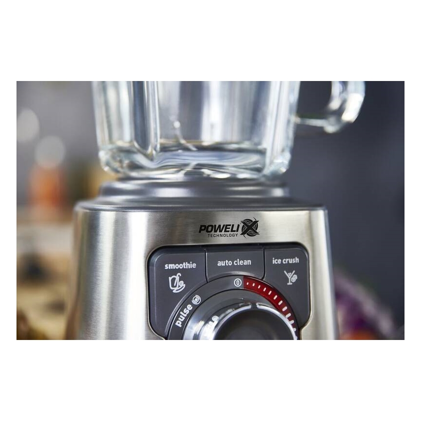 Tefal - Bordsmixer 2 l PERFECTMIX+ 1200W/230V matt krom/svart