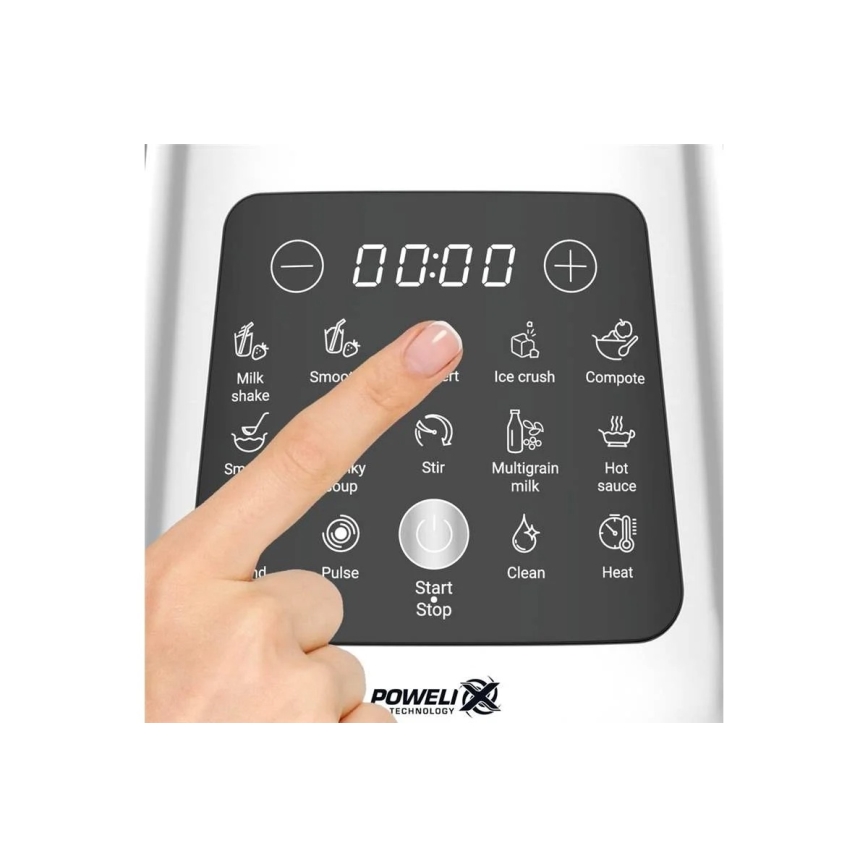 Tefal - Bordsmixer 2 l PERFECTMIX+ 1400W/230V matt krom