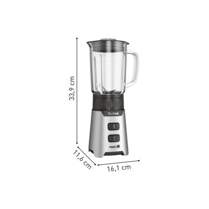 Tefal - Bordsmixer BLENDFORCE 400W/230V rostfri/svart