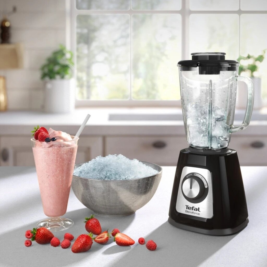 Tefal - Bordsmixer BLENDFORCE 800W/230V svart/rostfri
