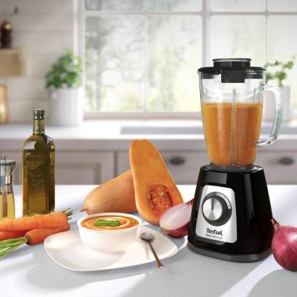 Tefal - Bordsmixer BLENDFORCE 800W/230V svart/rostfri