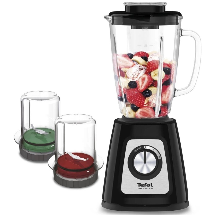Tefal - Bordsmixer BLENDFORCE 800W/230V svart/rostfri