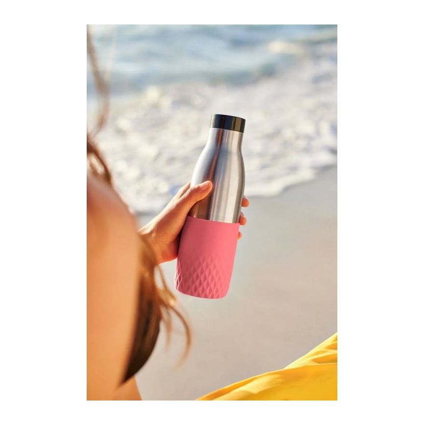 Tefal - Bottle 500 ml BLUDROP rostfri/rosa
