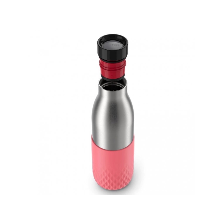 Tefal - Bottle 500 ml BLUDROP rostfri/rosa