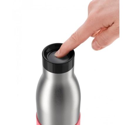 Tefal - Bottle 500 ml BLUDROP rostfri/rosa