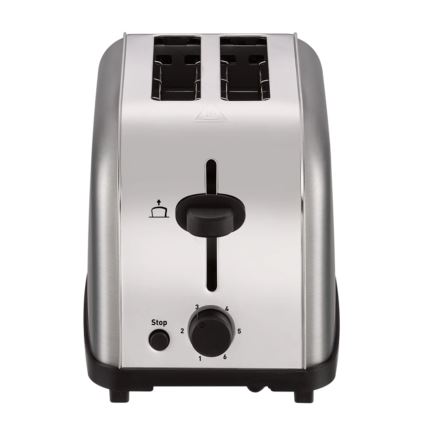 Tefal - Brödrost för två skivor ULTRA MINI 700W/230V matt krom