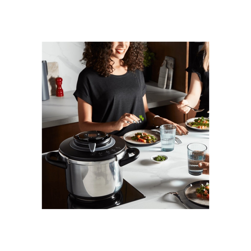 Tefal - Tryckkokare 4,5 l CLIPSO+ CHEF rostfritt stål