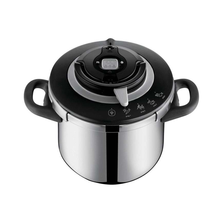 Tefal - Tryckkokare 8 l CLIPSO+ CHEF rostfritt stål