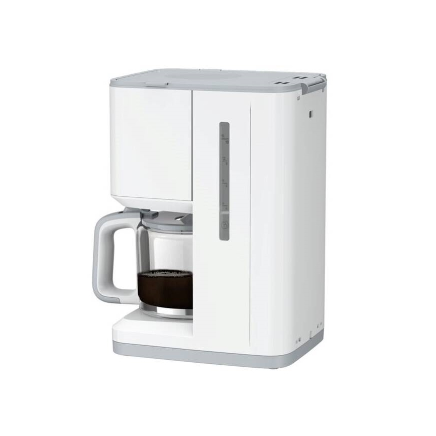 Tefal - Dropp kaffebryggare med LCD display SENSE 1000W/230V vit