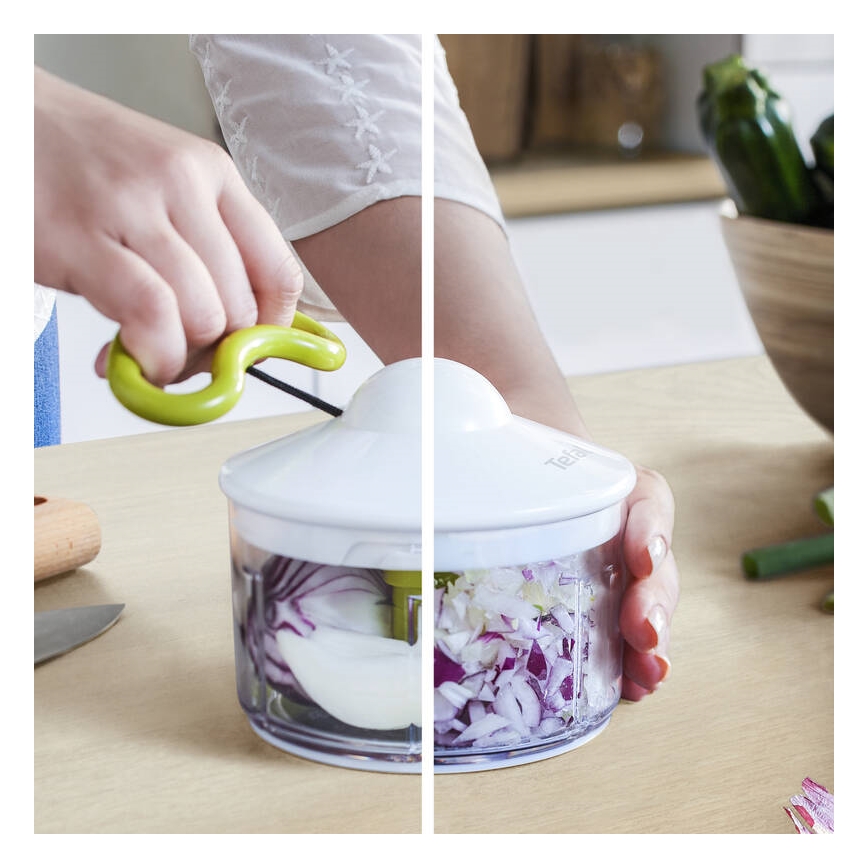 Tefal - Handhackare 5 SECOND CHOPPER 500 ml grön/vit