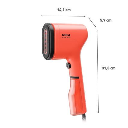 Tefal - Handhållen klädångare PURE POP 1300W/230V röd