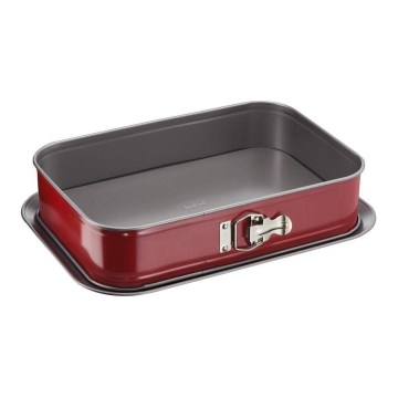 Tefal - Hopfällbar kakform DELIBAKE 36x24 cm röd