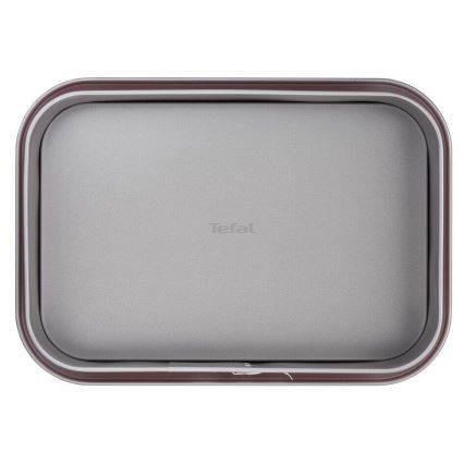 Tefal - Hopfällbar kakform DELIBAKE 36x24 cm röd