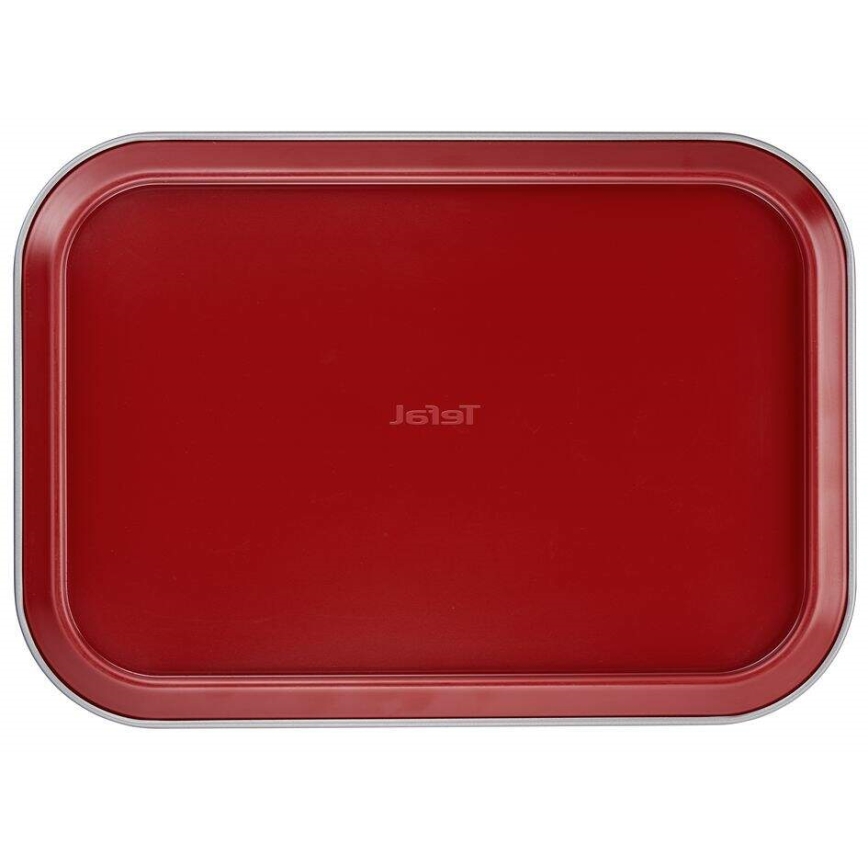 Tefal - Hopfällbar kakform DELIBAKE 36x24 cm röd