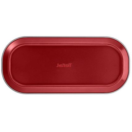 Tefal - Hopfällbar oval bakform DELIBAKE 30x11 cm röd
