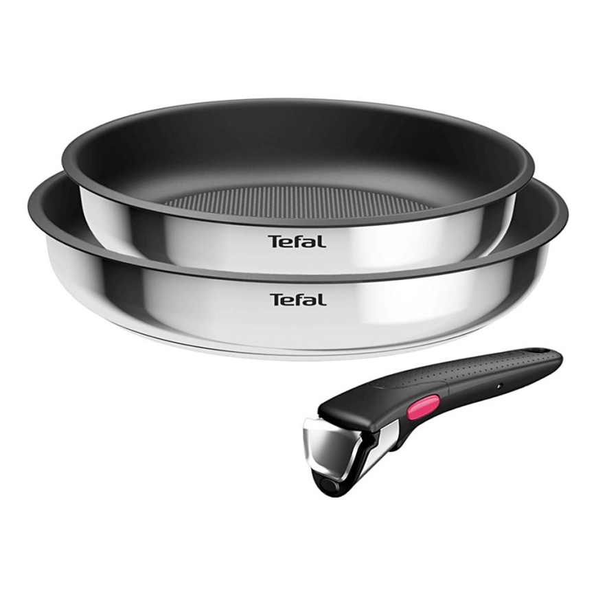 Tefal - INGENIO COOK Kokkärlset, 3 delar, rostfritt stål