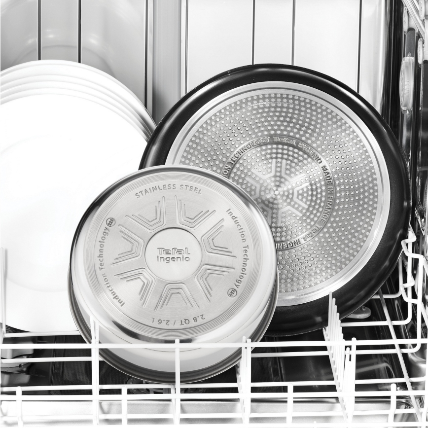 Tefal - INGENIO COOK Kokkärlset, 3 delar, rostfritt stål