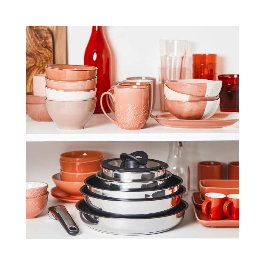 Tefal - Set med 5 delar INGENIO EMOTION rostfritt stål