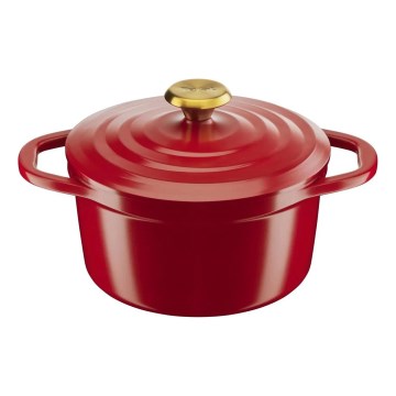 Tefal - Kastrull med lock AIR 20 cm röd