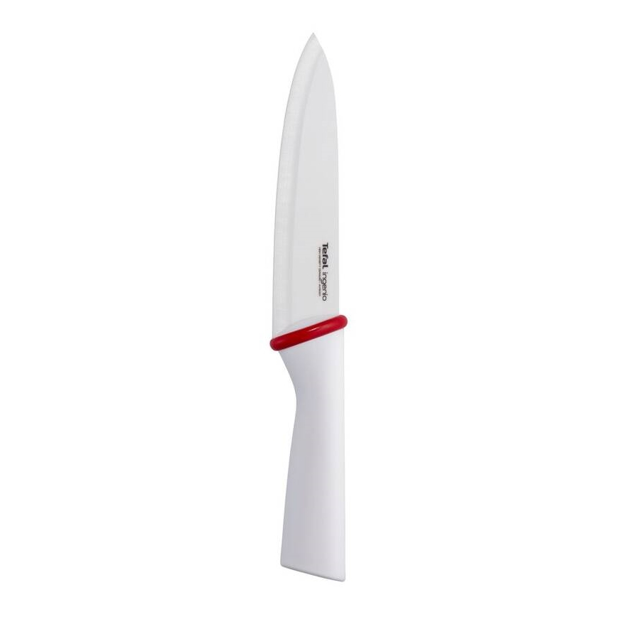 Tefal - Keramik Kniv chef INGENIO 16 cm vit/röd