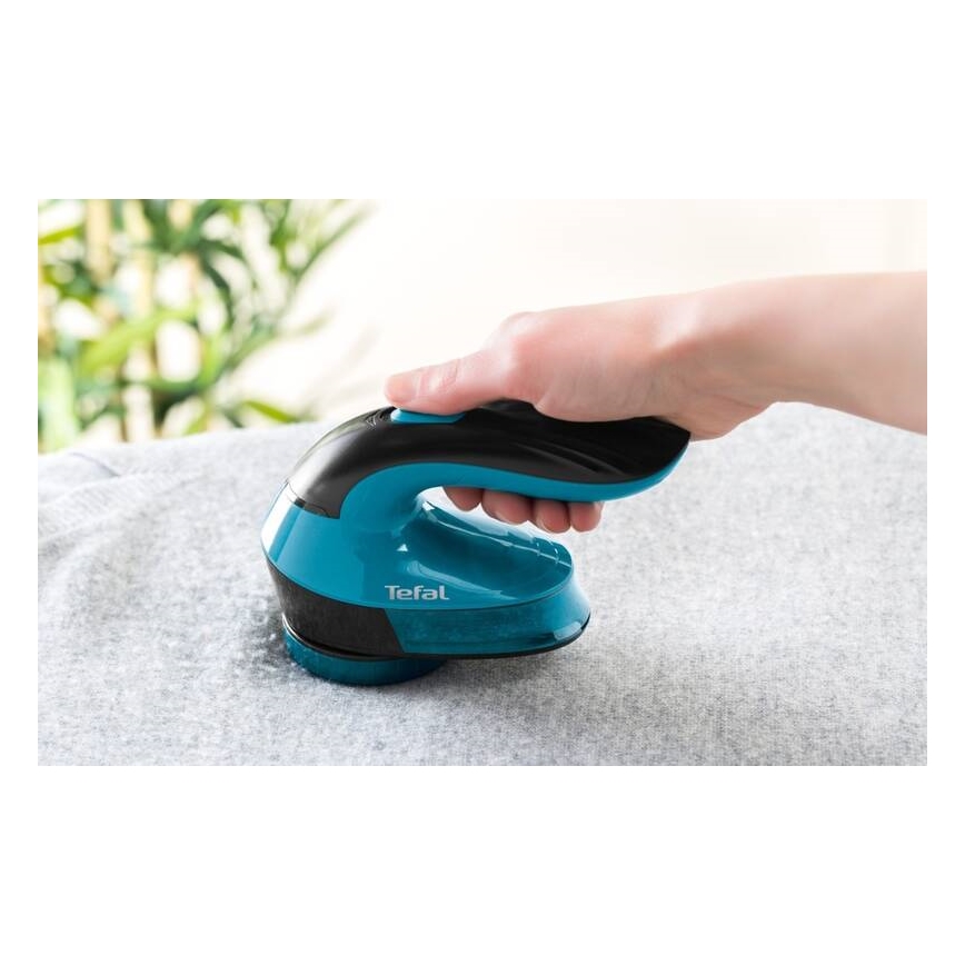 Tefal - Klädvårdsrulle LINT 2xAA svart/blå