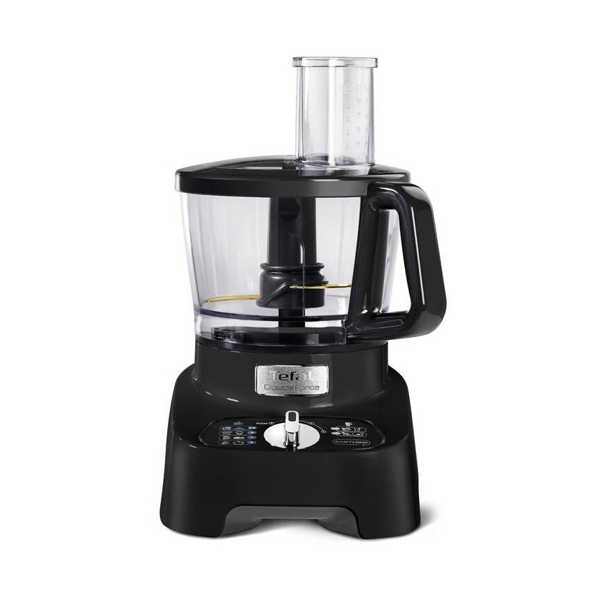 Tefal - Köksmaskin DOUBLE FORCE 1000W/230V svart