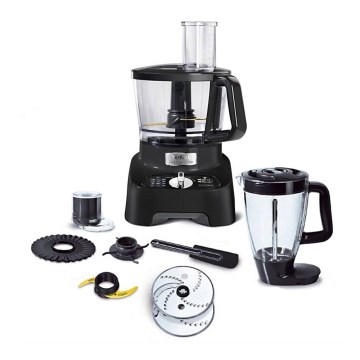 Tefal - Köksrobot DOUBLE FORCE 1000W/230V svart