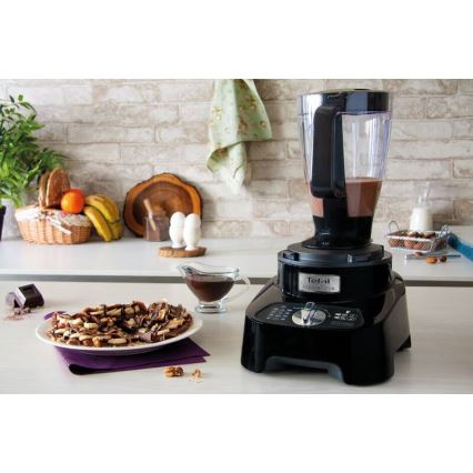 Tefal - Köksrobot DOUBLE FORCE 1000W/230V svart