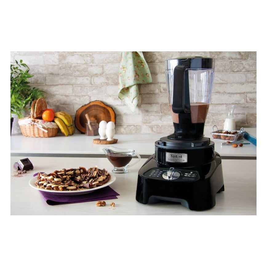Tefal - Köksrobot DOUBLE FORCE 1000W/230V svart