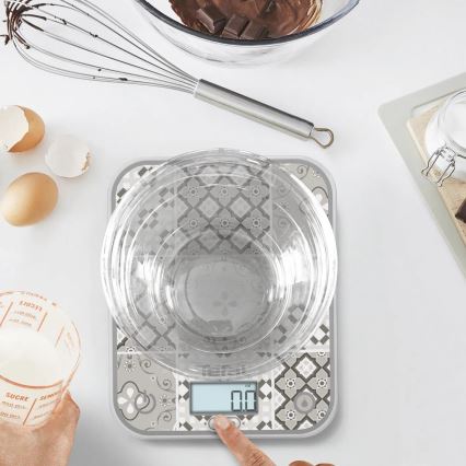 Tefal - Köksvåg OPTISS 2xAAA beige