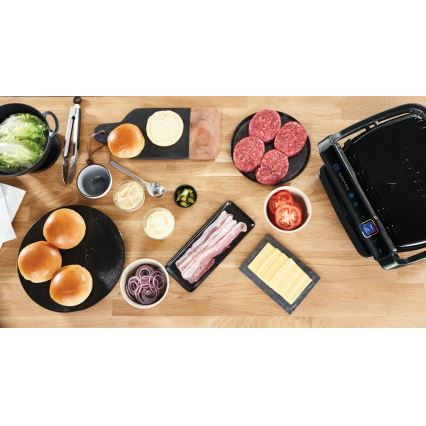 Tefal - Kontaktgrill OPTIGRILL ELITE 2000W/230V svart
