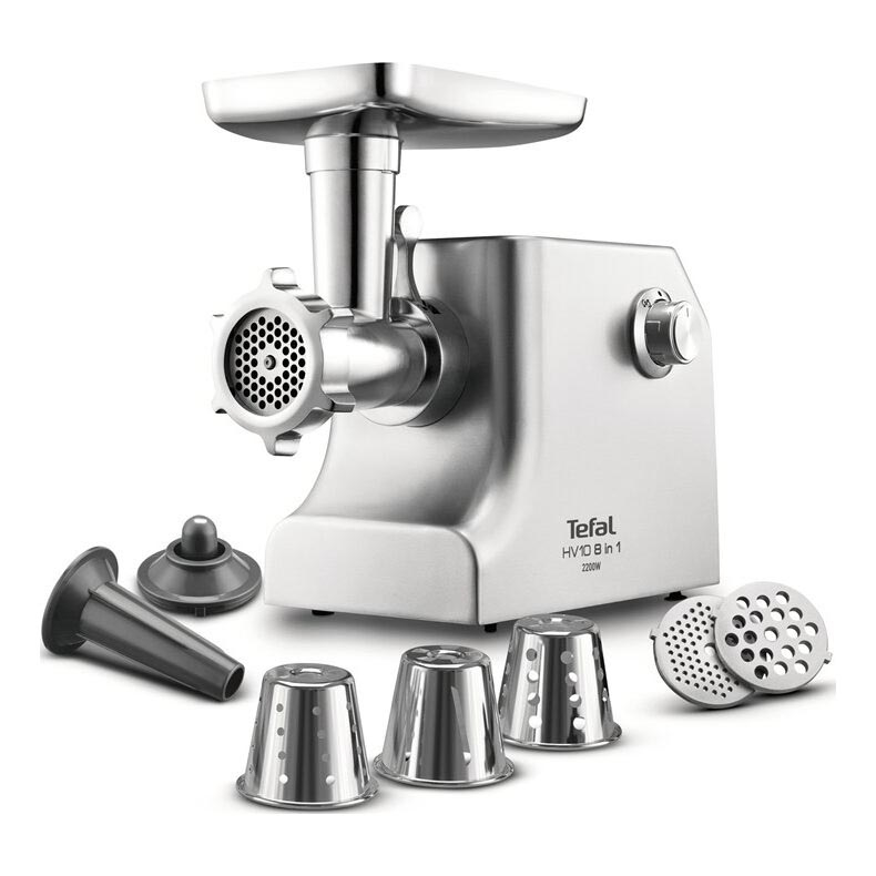 Tefal - köttkvarn 8i1 2200W/230V silver