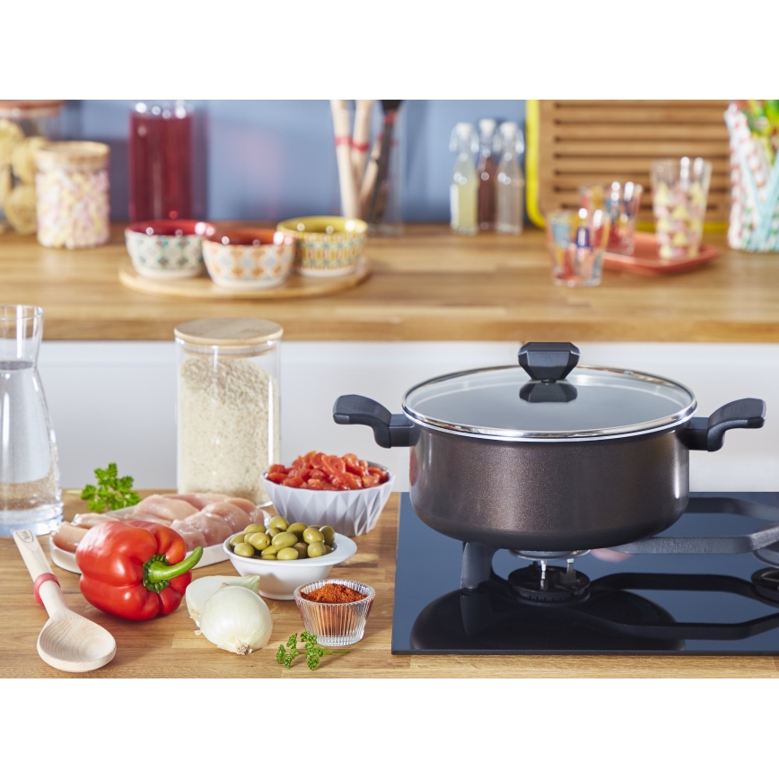 Tefal - Kruka med lock EASY COOK & CLEAN 24 cm