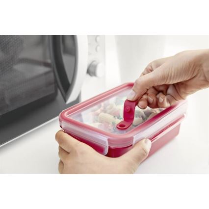 Tefal - Matförvaringsburk 0,8 l MASTER SEAL MICRO röd