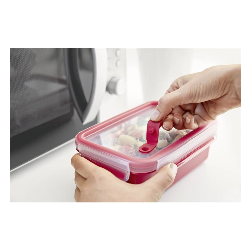 Tefal - Matförvaringsburk 0,8 l MASTER SEAL MICRO röd