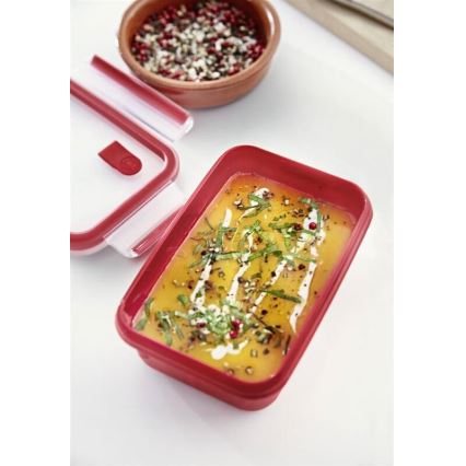 Tefal - Matförvaringsburk 0,8 l MASTER SEAL MICRO röd
