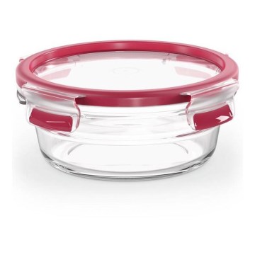 Tefal - Matlåda 0,6 l MSEAL GLASS röd/glas