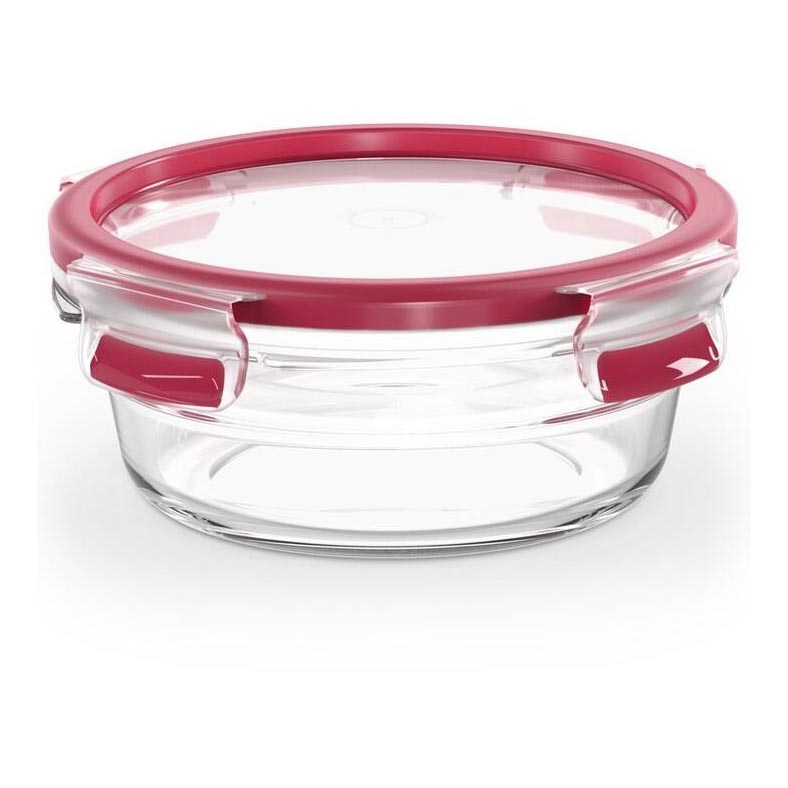 Tefal - Matlåda 0,6 l MSEAL GLASS röd/glas